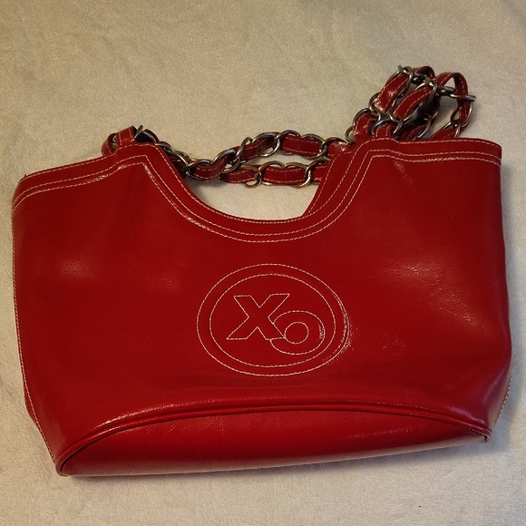 XOXO Handbags - XOXO Red Leather Shoulder Bag